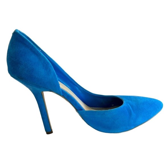 BCBG Heels Paris Generation LT Blue Turquoise Suede Women’s US Size 7.5… - Picture 2 of 11